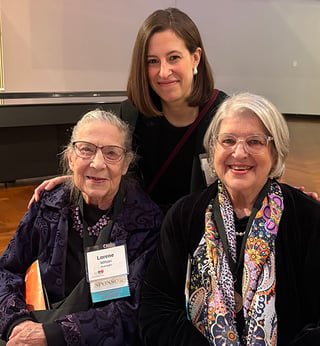 Alex Teska with Lorene and Jan Wilson