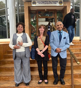 Lions FirstSight Eye Hospital with Eversight's Heather Nuskind